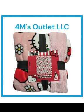 Hello Kitty Cloud Throw Label